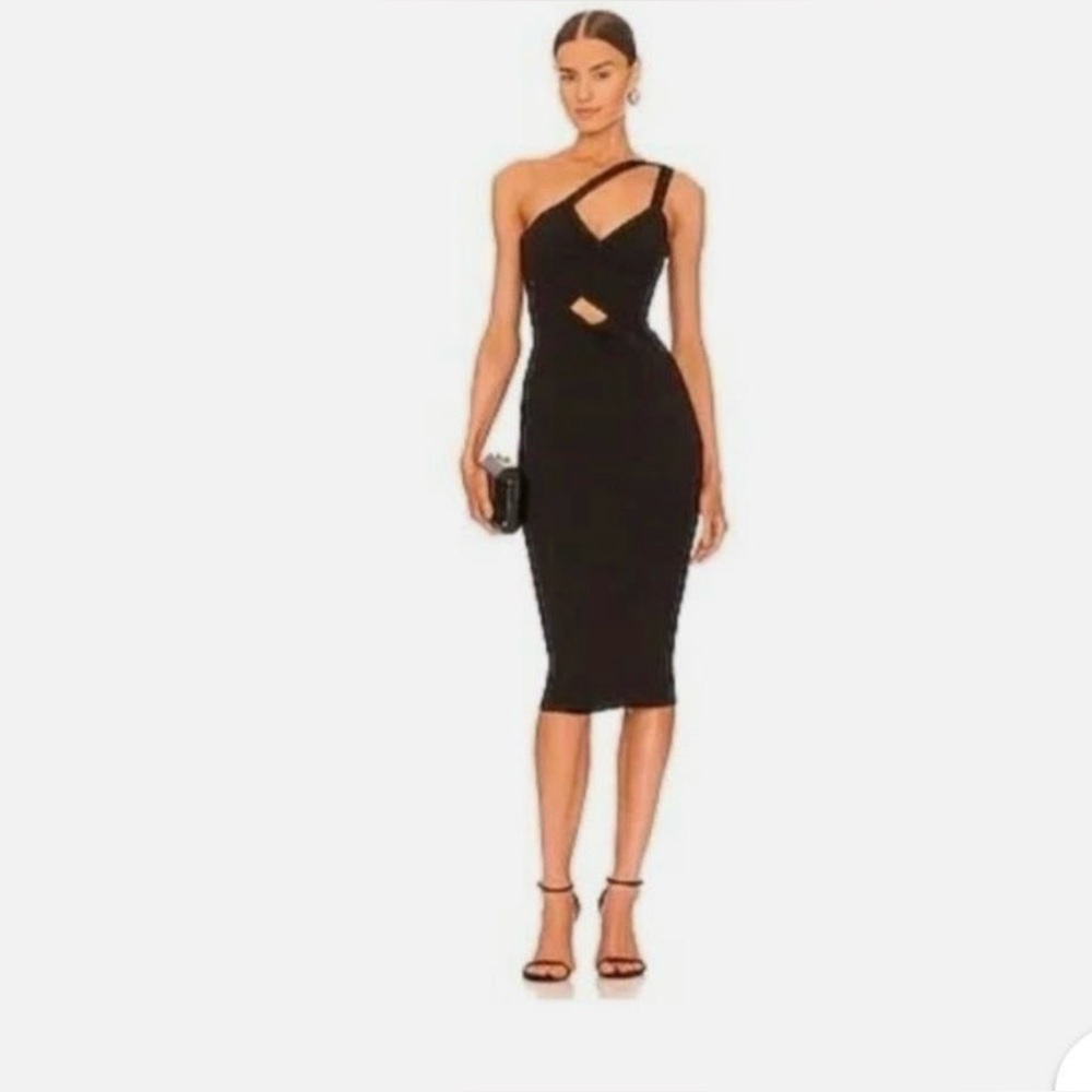 Nookie Elegant Black Coco Midi Dress